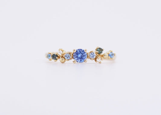 Blue Sapphire Lumi Ring