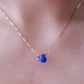 Purple Sapphire and Opal Necklace