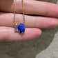 Purple Sapphire and Opal Necklace